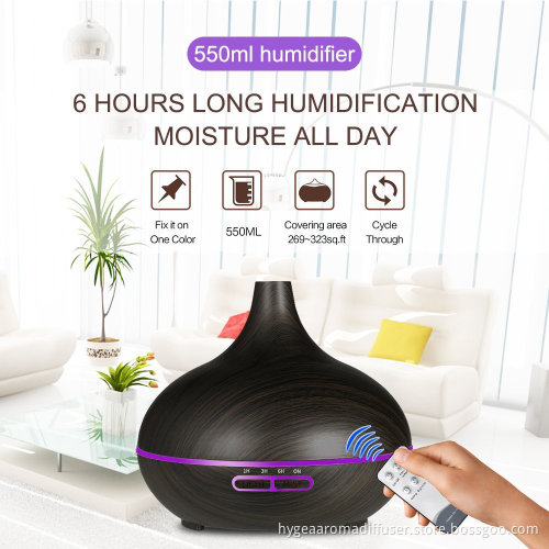 400ml Wood Grain Ultrasonic Dispenser Machine